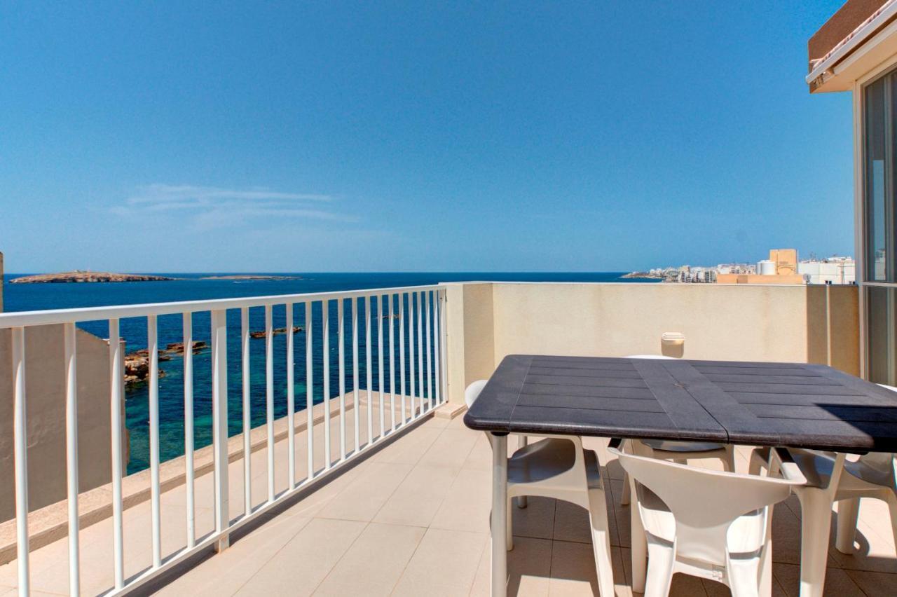 Modern Seaside 2 Bedroom Penthouse With Sea Views San Pawl il-Baħar Extérieur photo